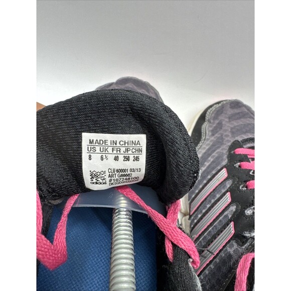 Women’s Adidas Climacool Black Pink Running Shoes Size 8 - Picture 5 of 7